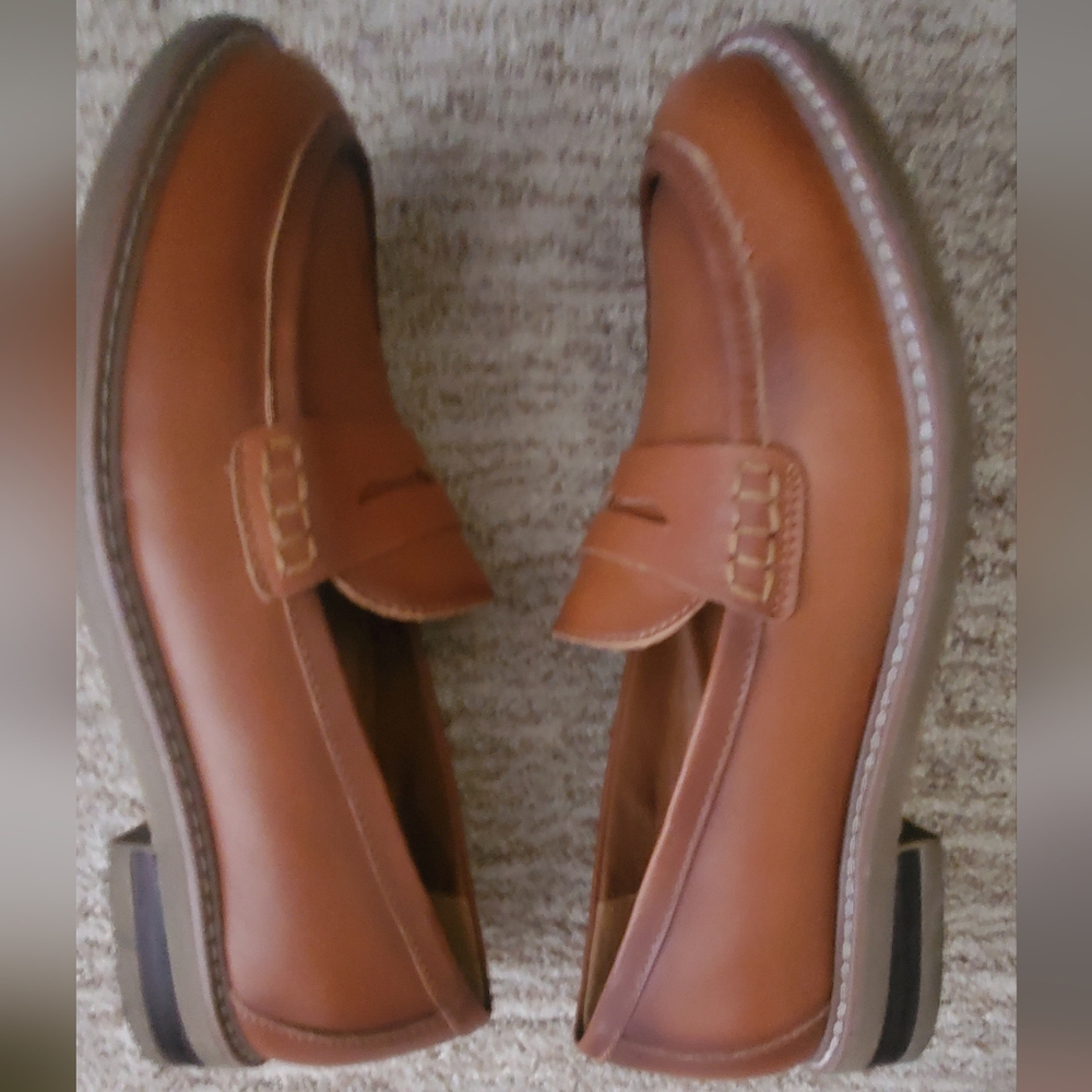 Earth Brand Brown Leather Loafers - Picture 6 of 7